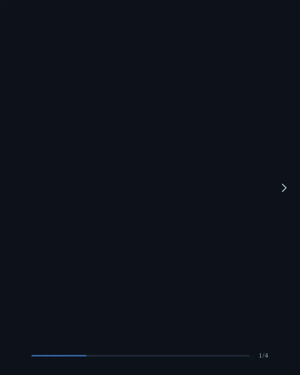 Um slide em branco, já na cor da marca